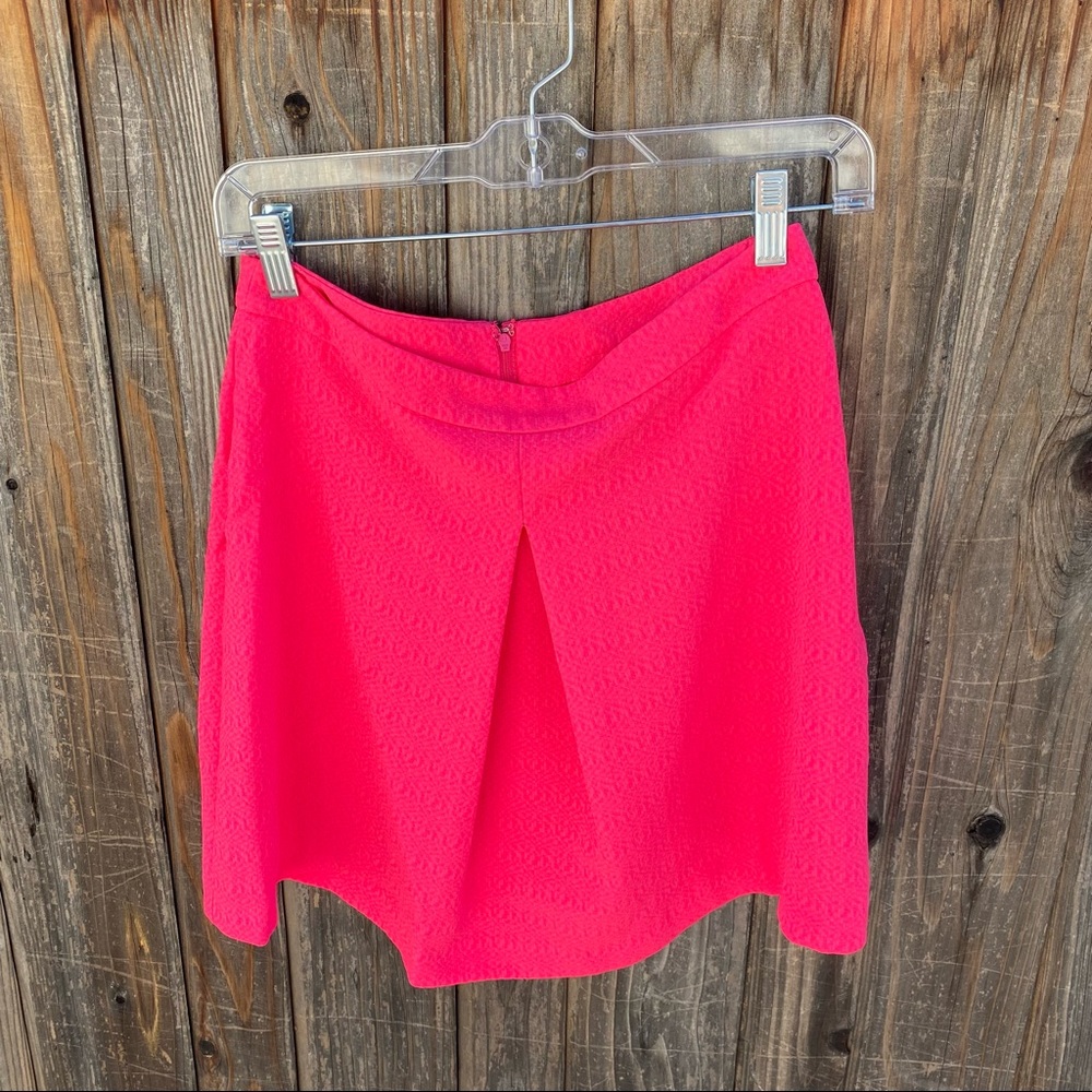 Neon pink skirt